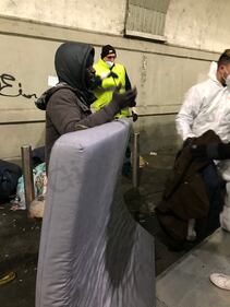 Sgomberato il tunnel in Centrale: degrado fuori controllo 6