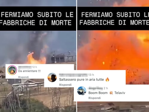 Incendio alla Knds, esultano gli antagonisti: “Fermiamo le fabbriche di morte”