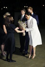 Meghan Markle chic in bianco: foto 1