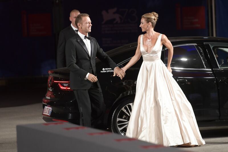 Rocco Siffredi e famiglia alla Mostra del Cinema di Venezia 1