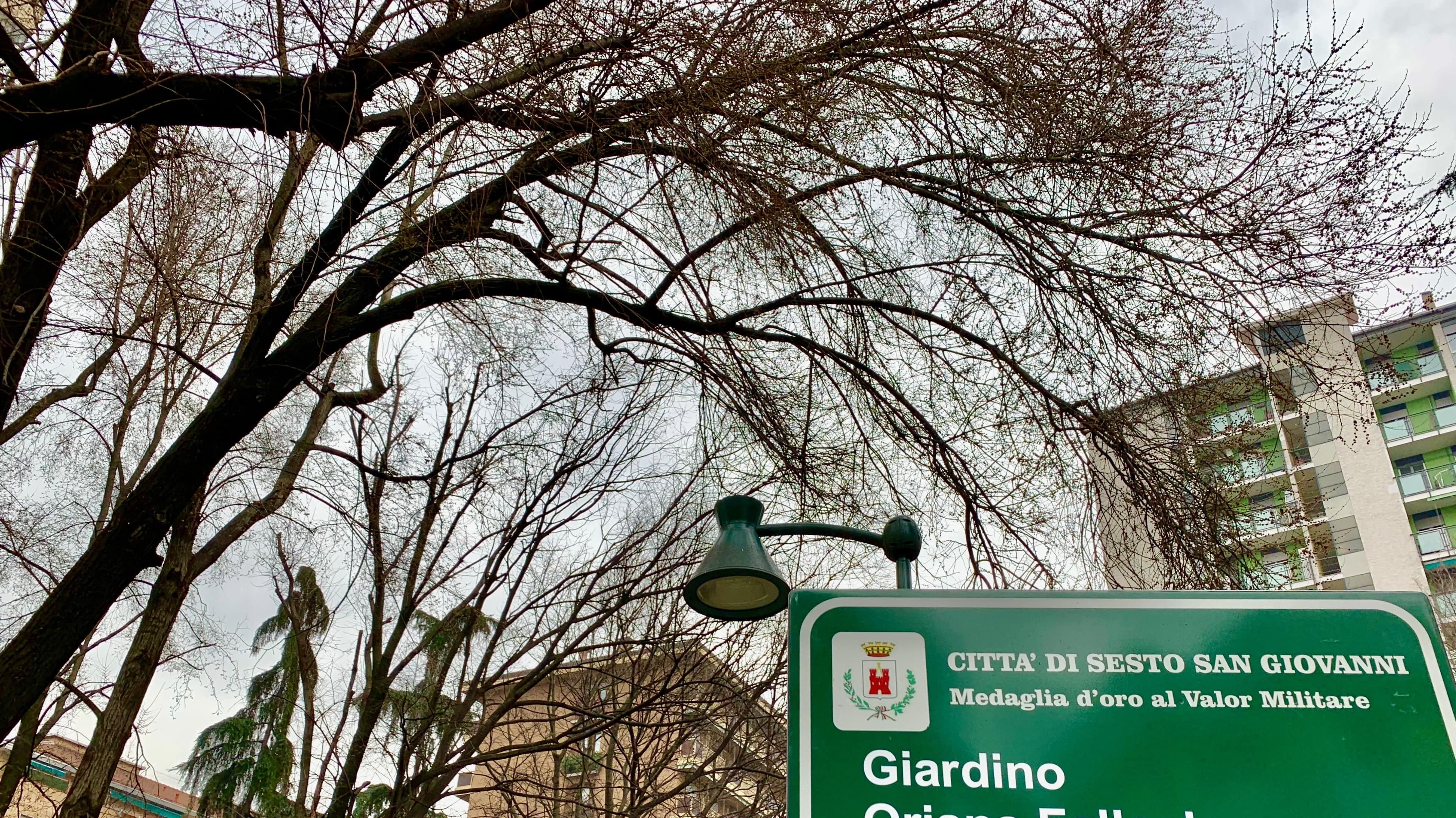 Invece della moschea il sindaco inaugura i giardini Oriana Fallaci
