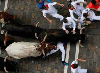 Festival di San Firmino a Pamplona: diversi feriti tra gli spettatori 6