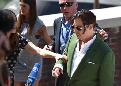 Mostra del Cinema di Venezia, l'arrivo di Johnny Depp 13