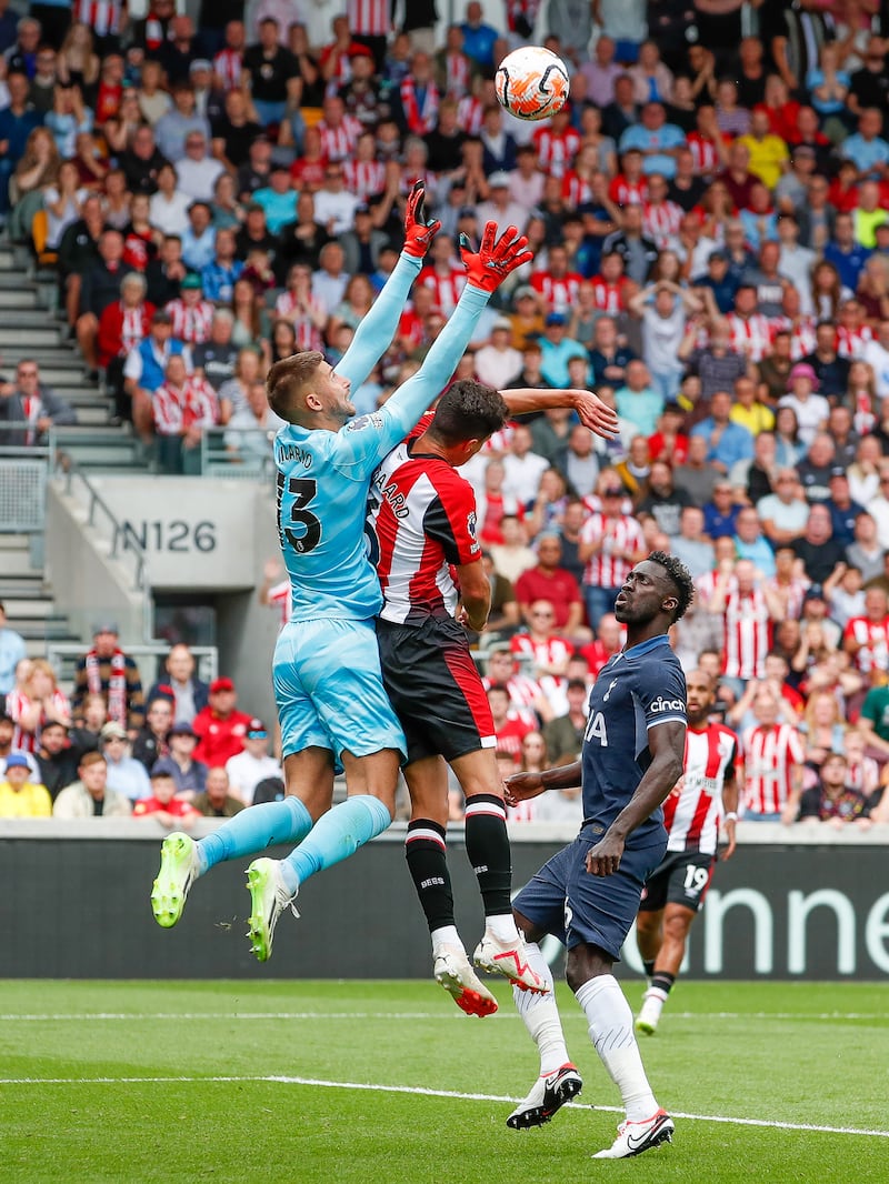 Vicario 2 Tottenham Brentford