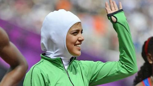 Sarah Attar alle Olimpiadi di Londra 2