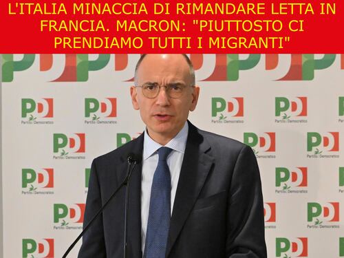 Ecco la satira del giorno. La minaccia dell'Italia