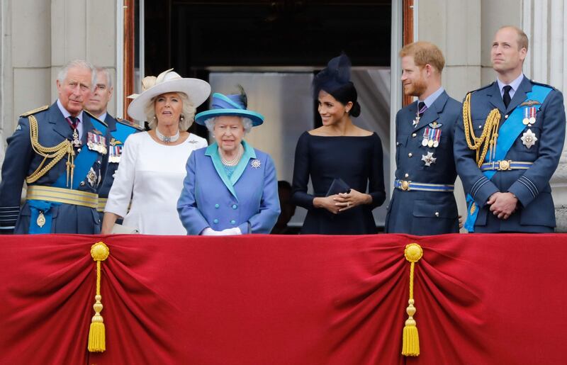 Meghan Markle e Kate Middleton al centenario del Raf 4