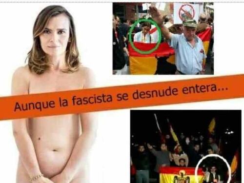 La candidata nuda sui manifesti elettorali