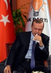 Erdogan piange per i morti in Egitto 1