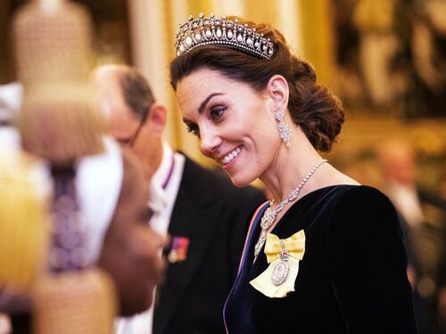 Kate Middleton, le foto al ricevimento di Buckingham Palace