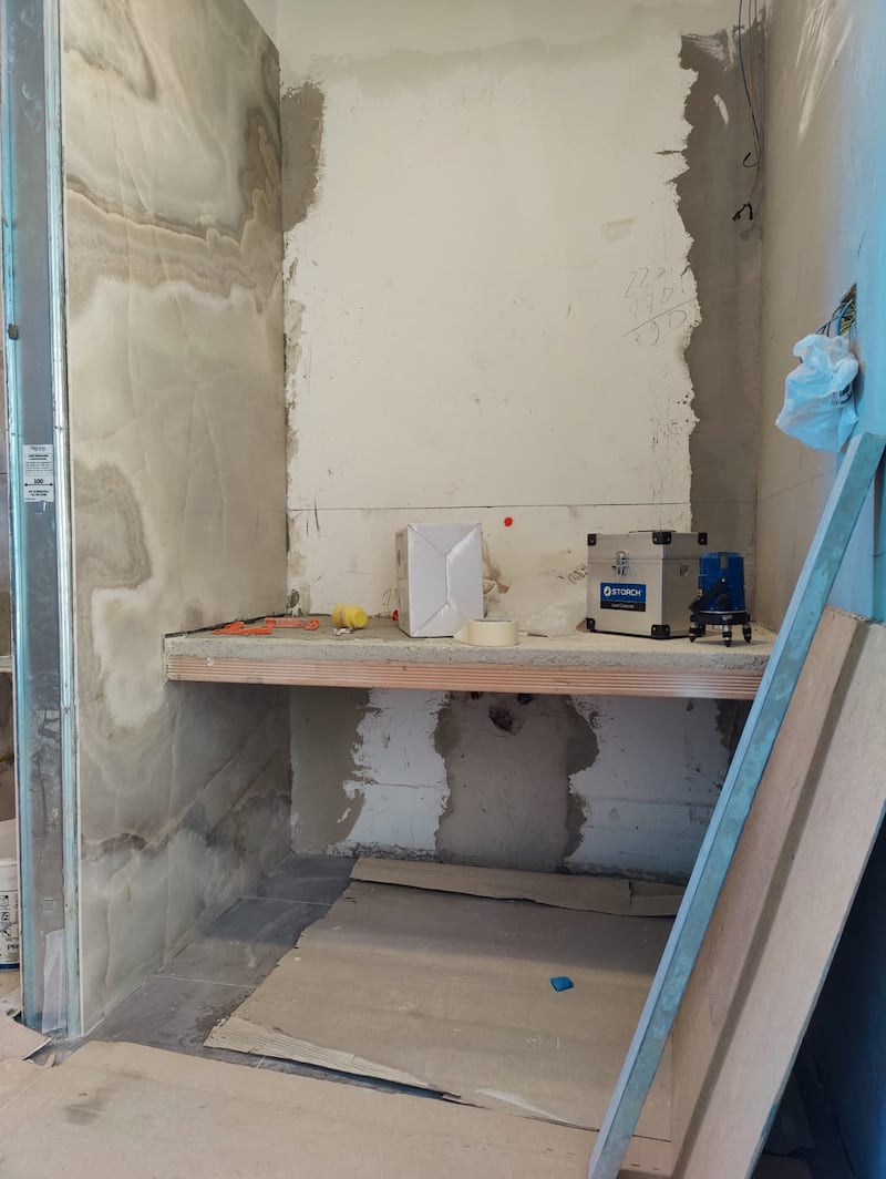 Lavori in corso nella casa di Crosetto 4