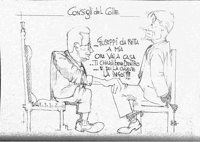 La vignetta del giorno: I consigli del Colle 1