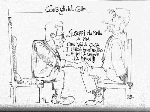 La vignetta del giorno: I consigli del Colle