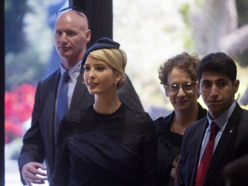 Ivanka Trump visita il Muro del Pianto
