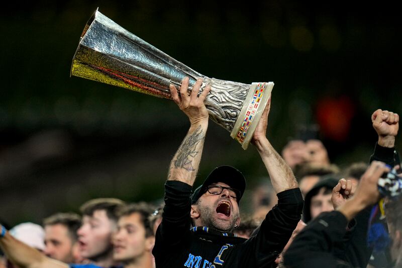 Festa tifosi Atalanta
