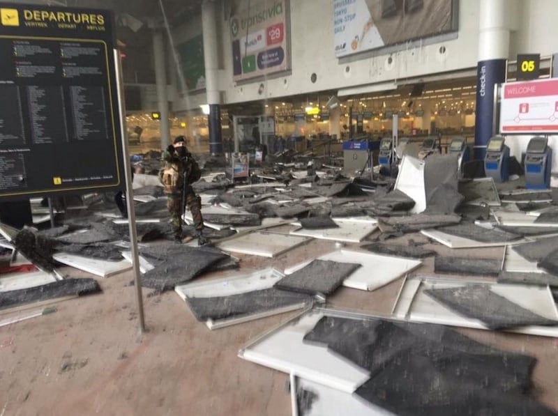 Esplosioni all'aeroporto internazionale di Bruxelles "Zaventen"