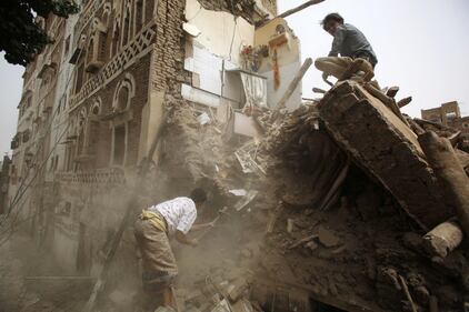 Un sito dell'Unesco in Yemen sotto le bombe dei sauditi 12