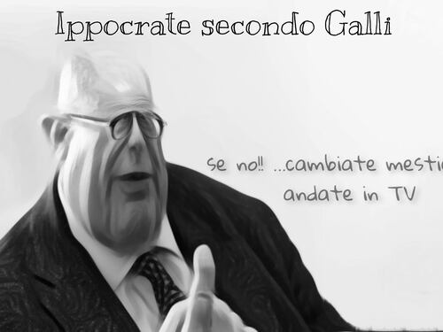 La vignetta del giorno: Ippocrate secondo Galli