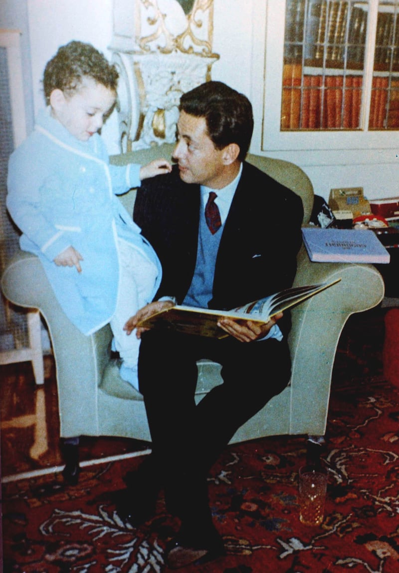 Giovanni Alberto col padre Umberto Agnelli