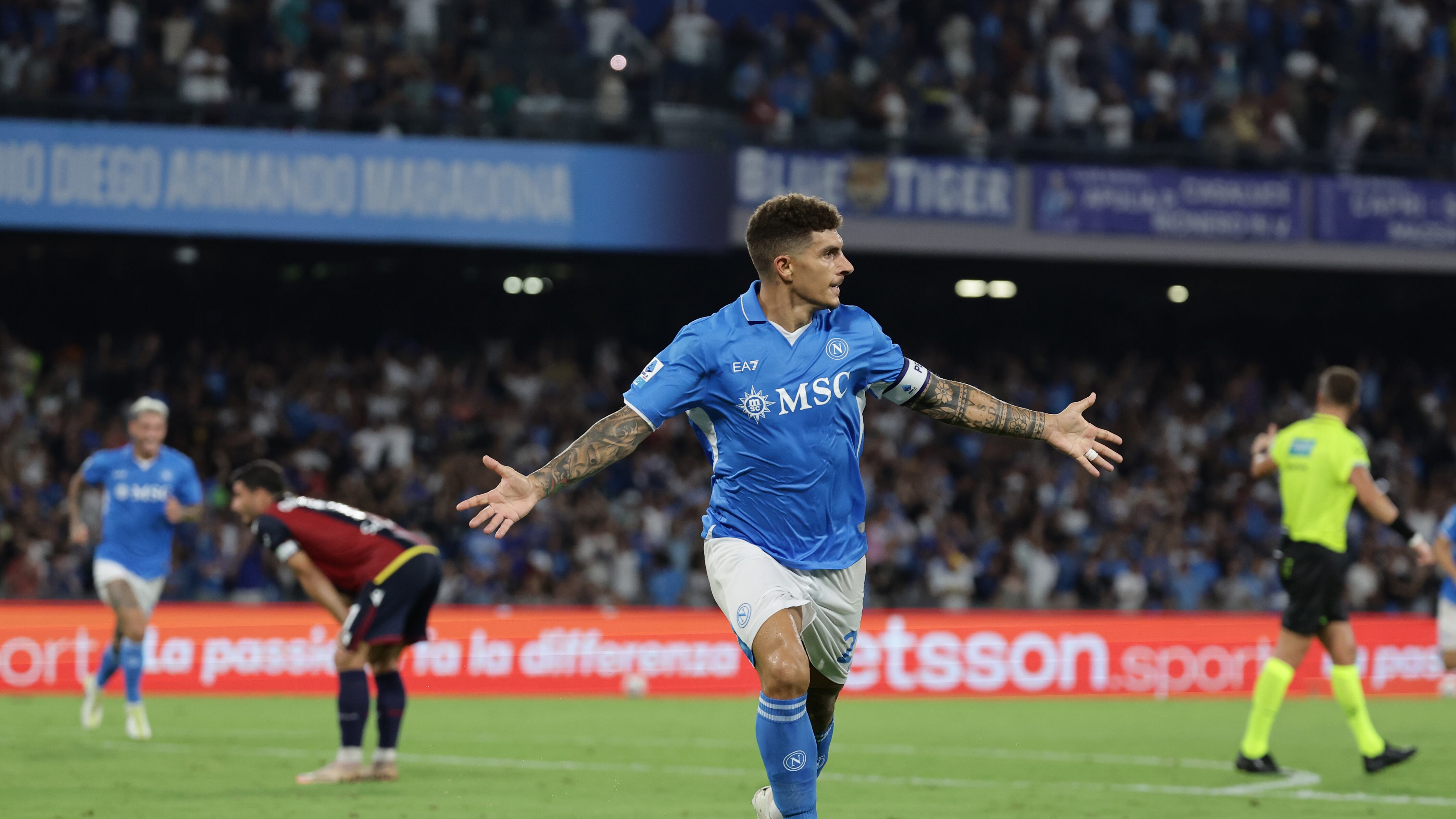 "Diego" Di Lorenzo. E dire che viene dalla C il capitano bis-scudettato (come Maradona)
