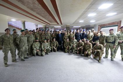 Giorgia Meloni in visita al contingente italiano in Iraq 3