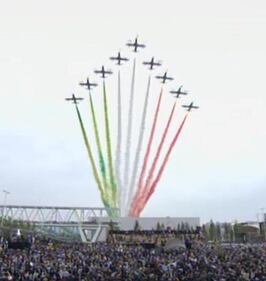 Le Frecce Tricolori inaugurano Expo 2015 3