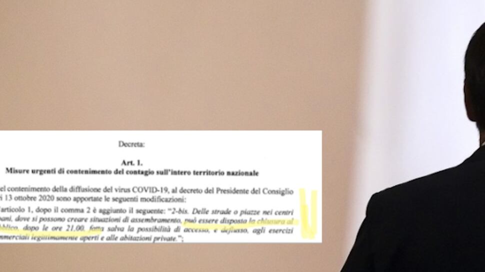 Giallo sulla parola cancellata: il dietrofront di Conte nel Dpcm