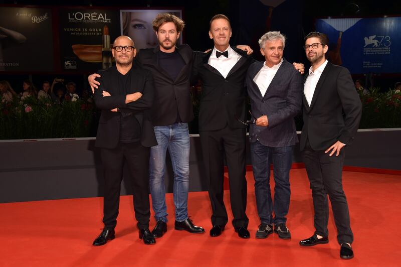 Rocco Siffredi e famiglia alla Mostra del Cinema di Venezia 2