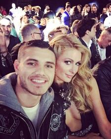 Mauro Icardi con Paris Hilton 2