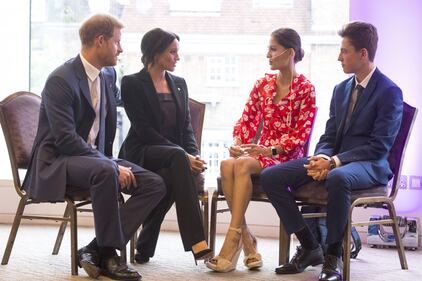 Meghan Markle e il Principe Harry tra i bimbi per beneficenza 1