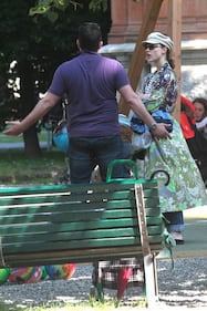 Gabriella Pession al parco con il figlio Giulio 4