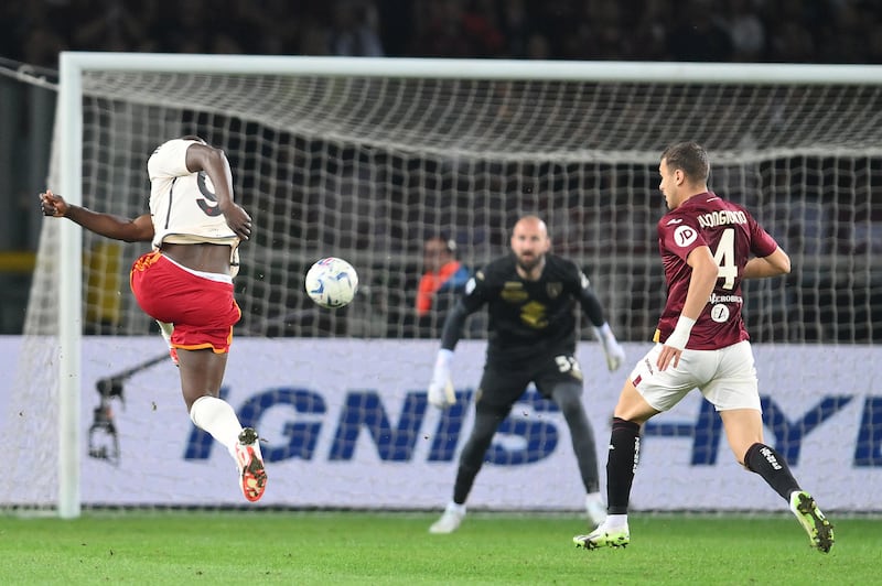 Lukaku tiro Torino Roma