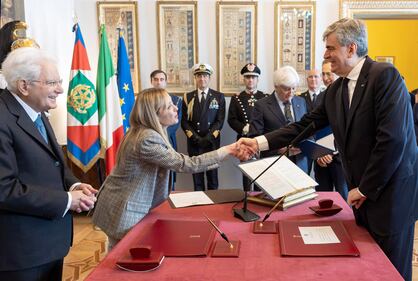 Gianmarco Mazzi nuovo ministro del Turismo: le foto del giuramento 4