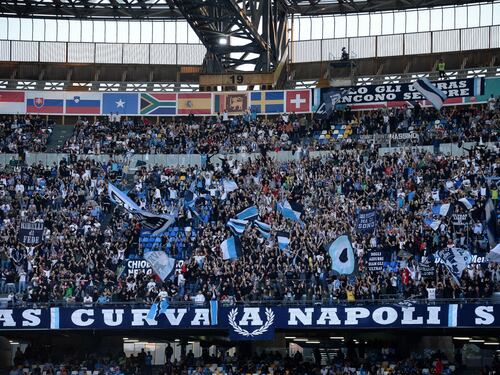 Raffiche di Daspo e sanzioni allo stadio San Paolo