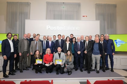 La cerimonia di premiazione del premio giornalistico Tg Poste 3
