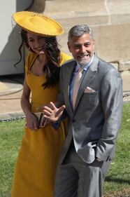 Royal Wedding: George Clooney e Amal alle nozze 5