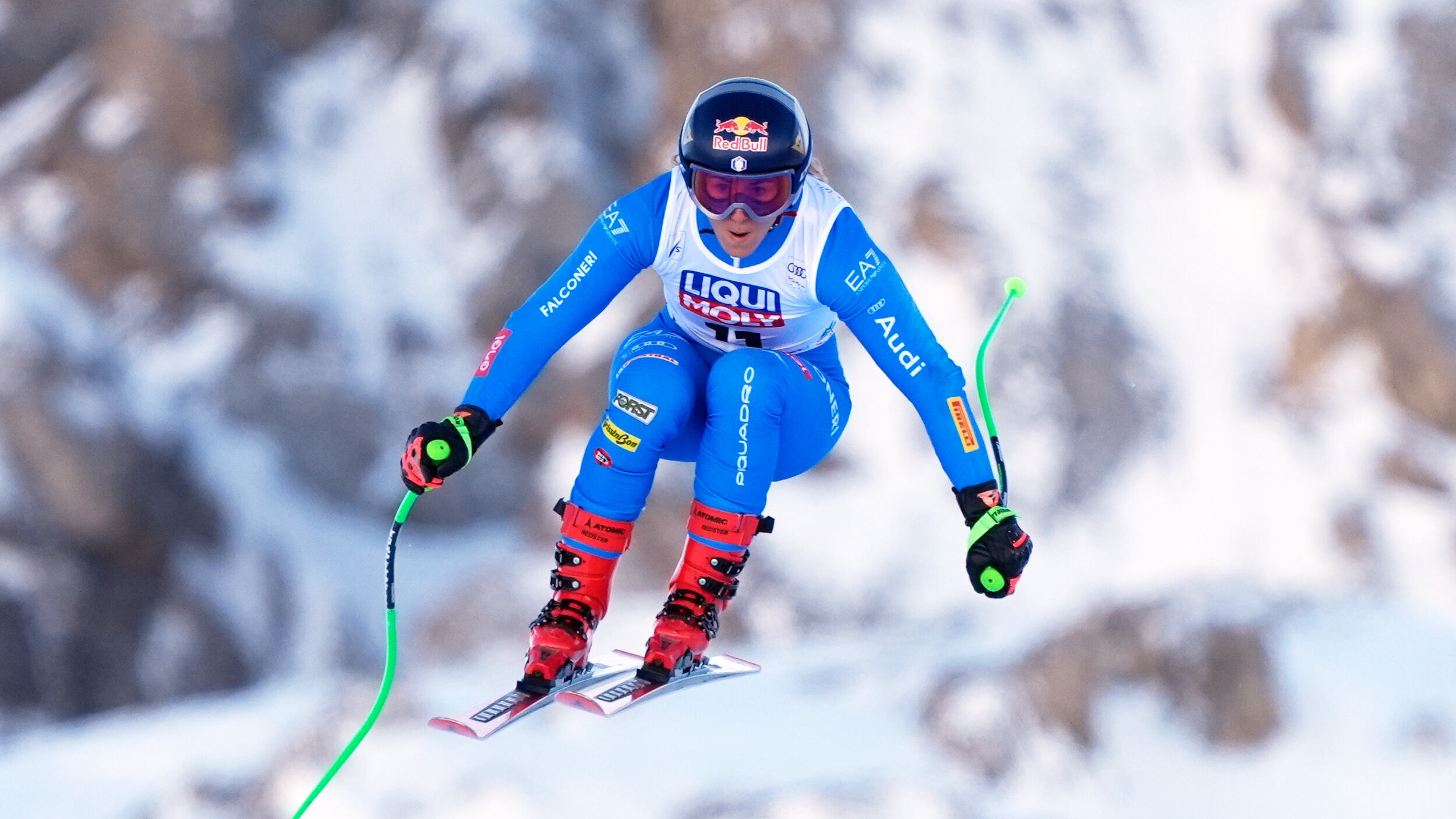 Sci, delude Sofia Goggia: è ottava nella discesa libera in Val d'Isere