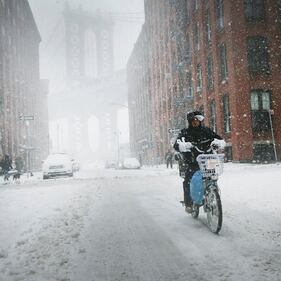 New York sotto la neve 5