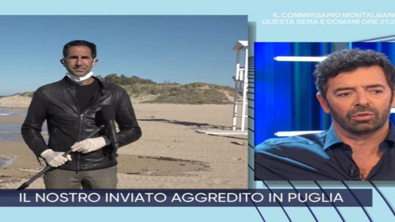 La Vita in Diretta, aggredito inviato: "Se la gente ti butta a mare fa bene"