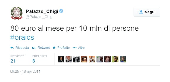 Renzi, tutti i tweet di @Palazzo_Chigi 5