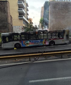 Incendio bus a Roma 4