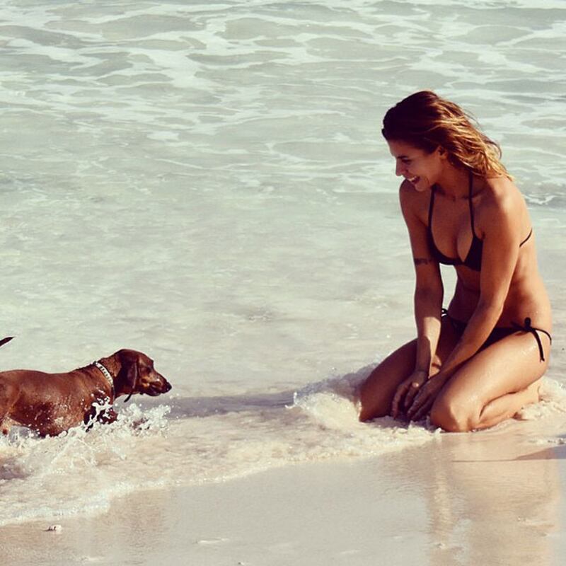 Elisabetta Canalis in bikini su Instagram 1