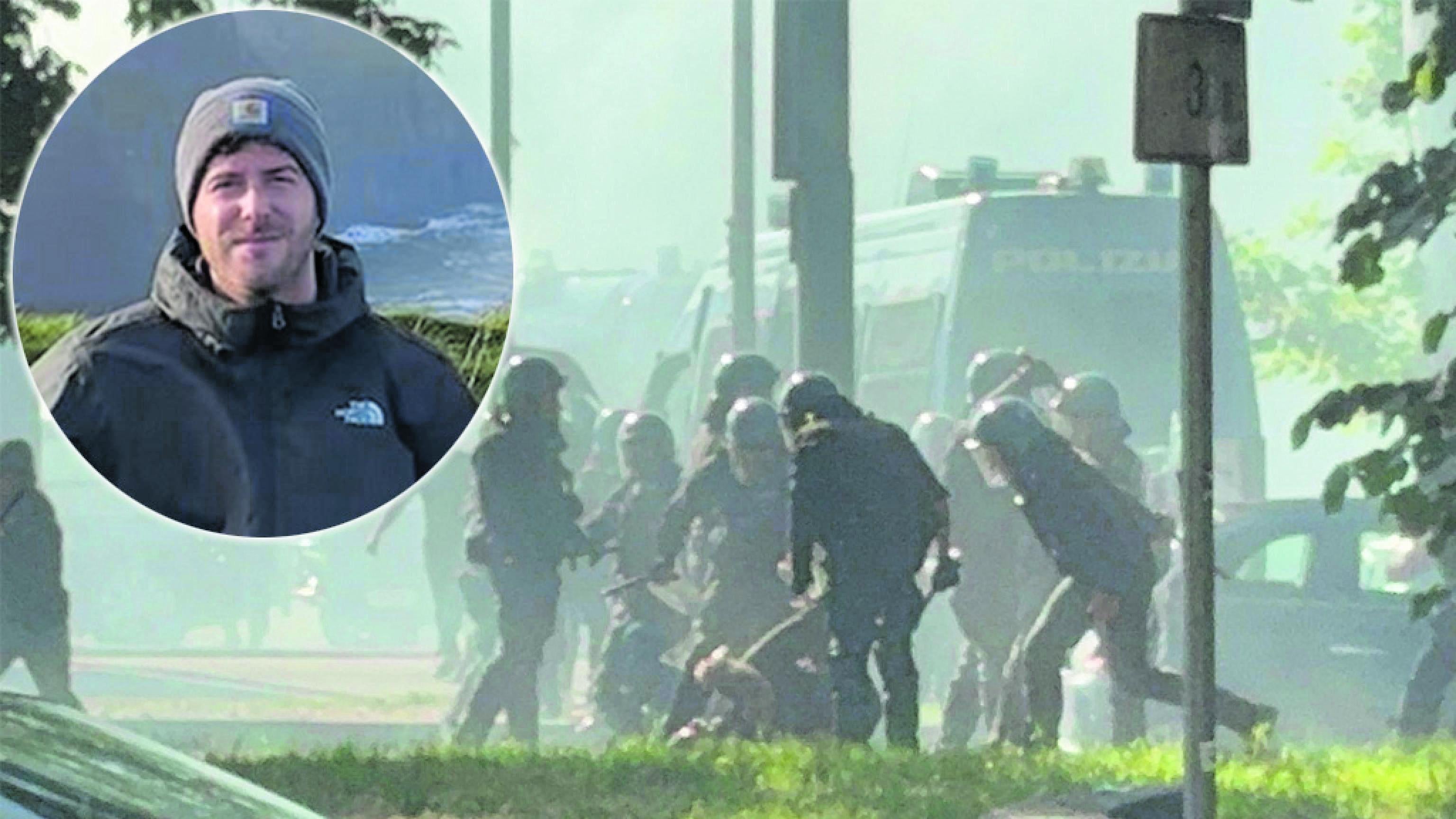 Ultrà ferito, l'ipotesi della bottiglia. Il padre: "È stato un lacrimogeno"