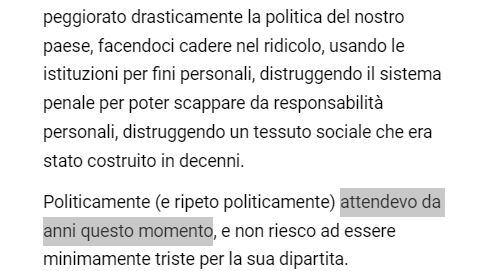 "Brindiamo", "Aspettavo questo giorno". I commenti choc di odio contro Berlusconi
