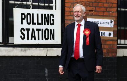 Jeremy Corbyn al voto 3