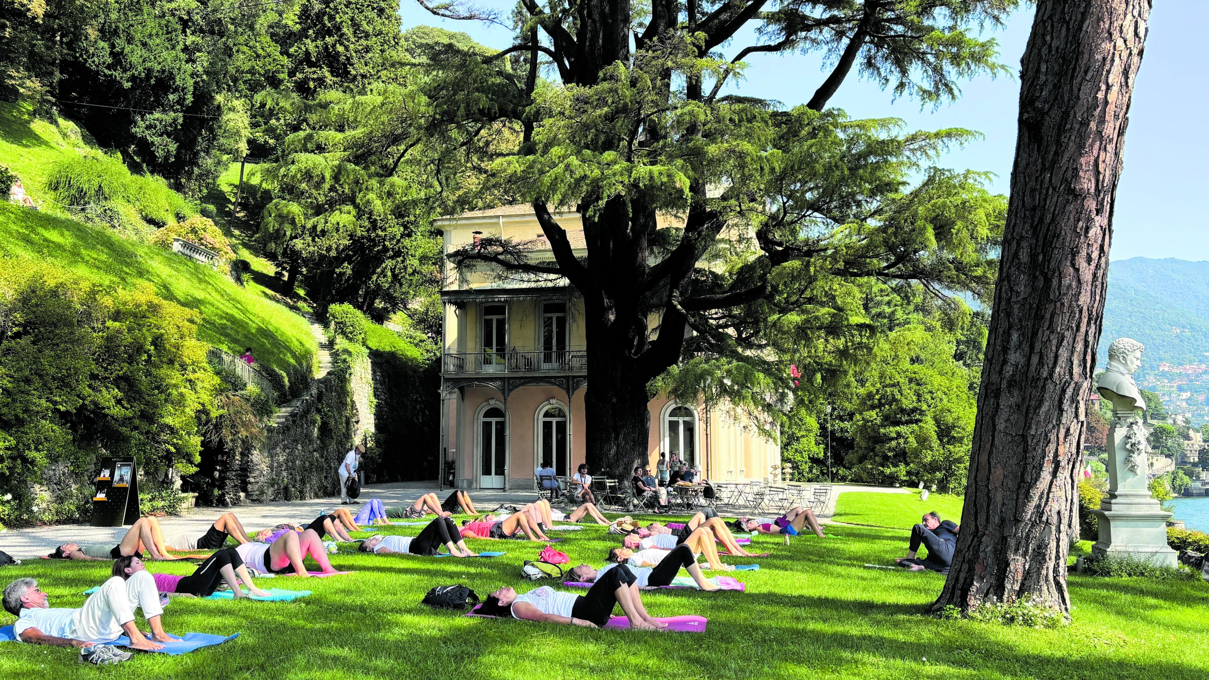 Yoga villa del Grumello