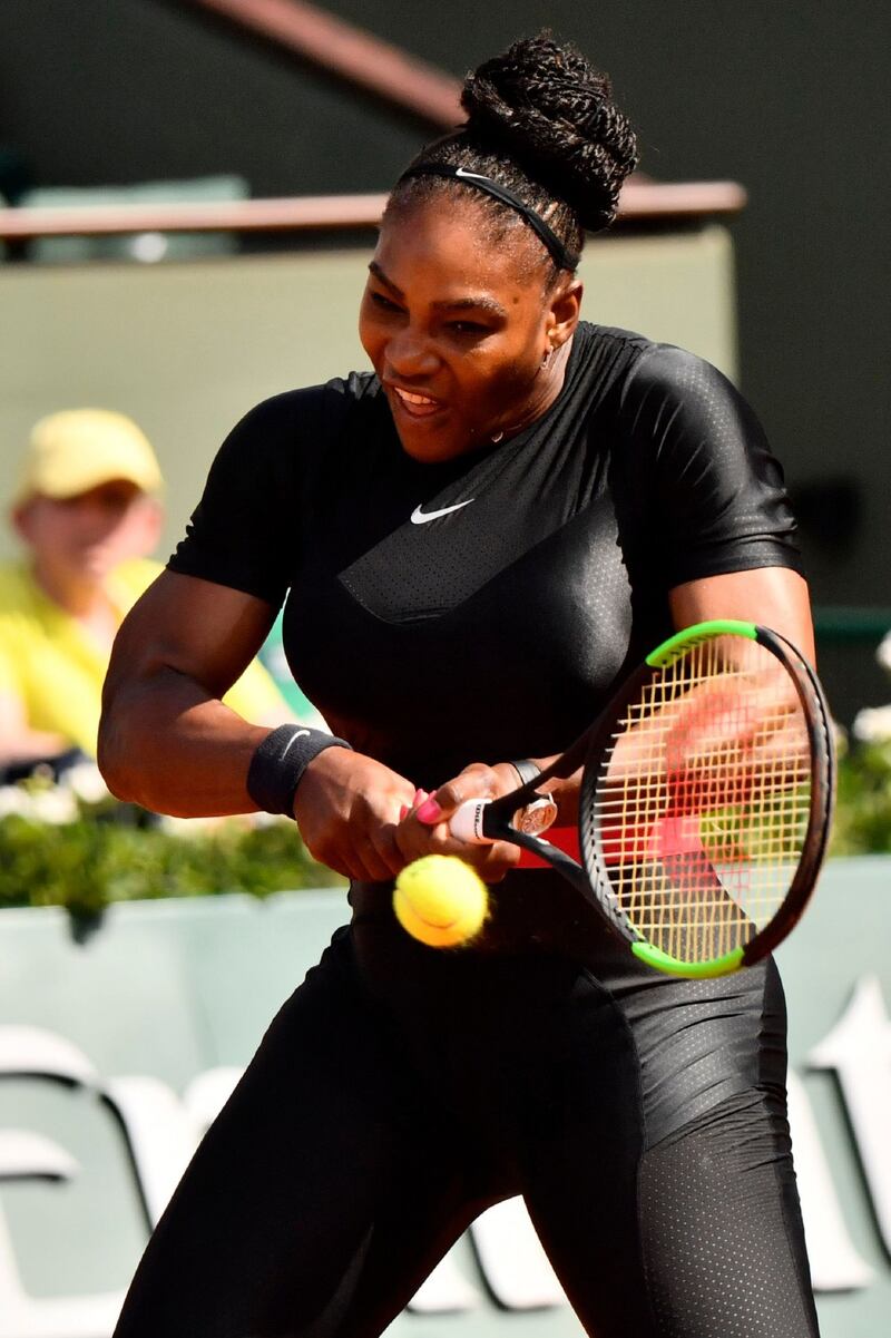 Serena Williams e il suo costume da Black Panther 1