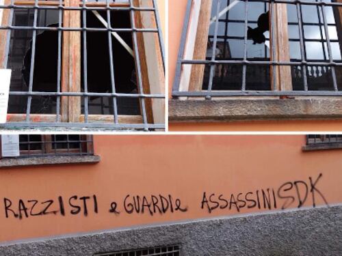 Sardine, altro che odio populista: contro la Lega bombe e minacce