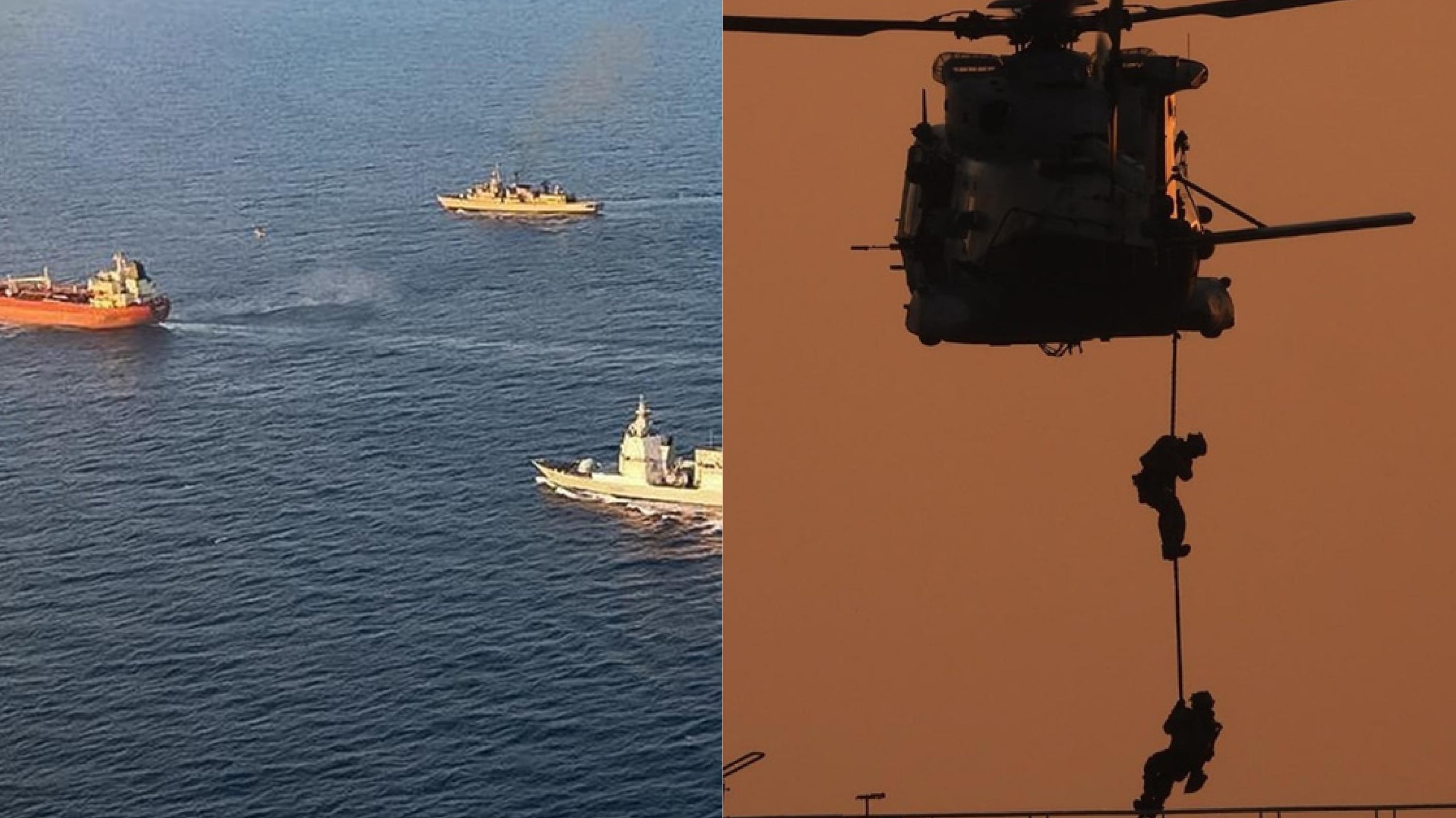 Nave flotta russa ombra abbordata