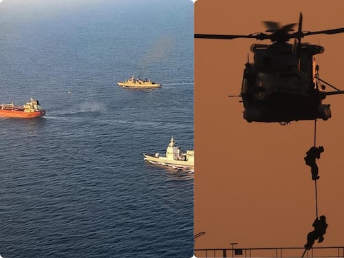 Nave della Marina italiana abborda petroliera della “flotta ombra” russa a ovest di Pantelleria